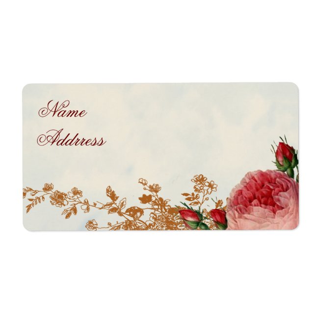 Blenheim Rose - Summer Sky - Personalised (Front)