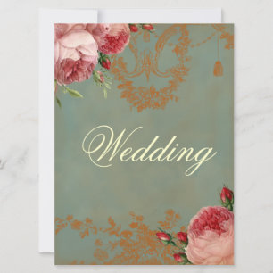Blenheim Rose Wedding Invitation