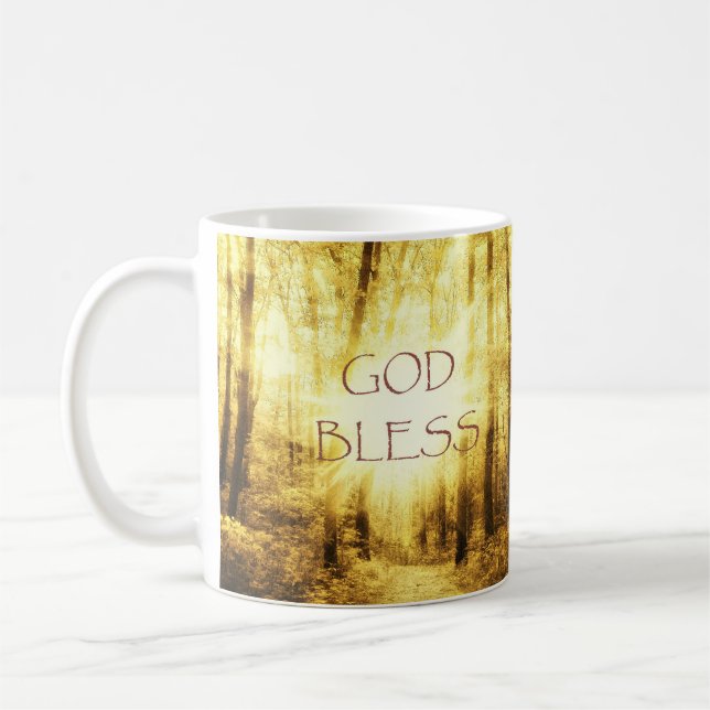 BLESS GOLD SUN MUG (Left)