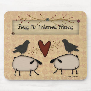 Bless Internet Friends Mousepad