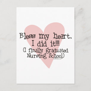Bless my Heart - I did it! Postcard