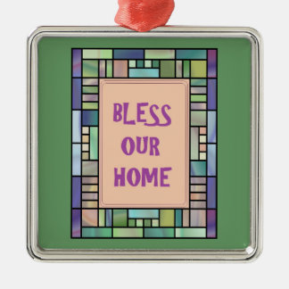 Bless Our Home-Ornament Metal Tree Decoration