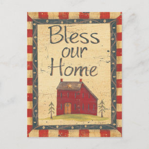 bless-our-home postcard