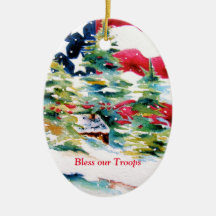 Bless our Troops Ornament