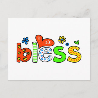 Bless Postcard