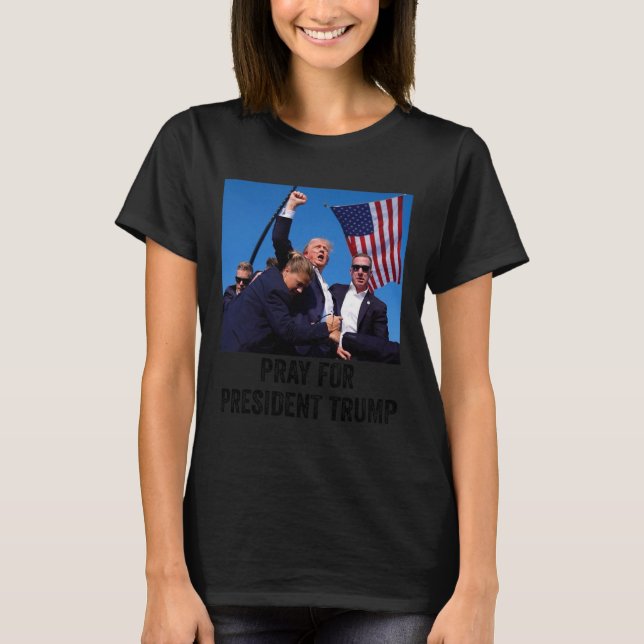 Bless President Trump2  T-Shirt (Front)