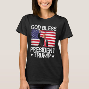 Bless President Trump 2024 Support Trump Election  T-Shirt