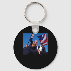 Bless President Trump  Key Ring