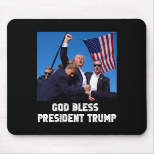 Bless President Trump Trump 2024 Voting Mouse Mat