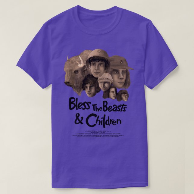 Bless the Beasts and Children T-Shirt (Design Front)