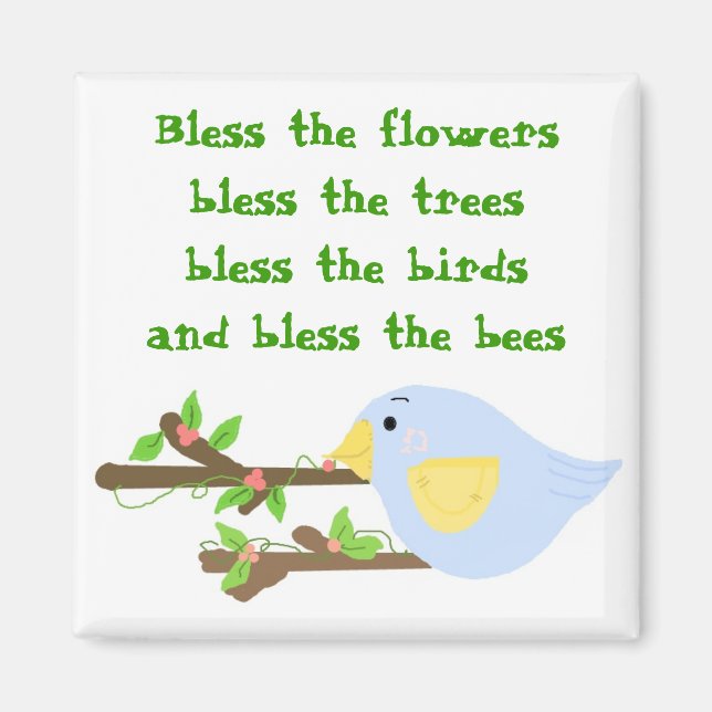 Bless the Birds... Magnet (Front)
