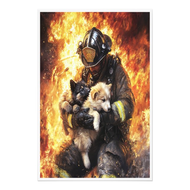 Bless the Heroes Photo Print (Front)