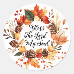 Bless The Lord  Classic Round Sticker