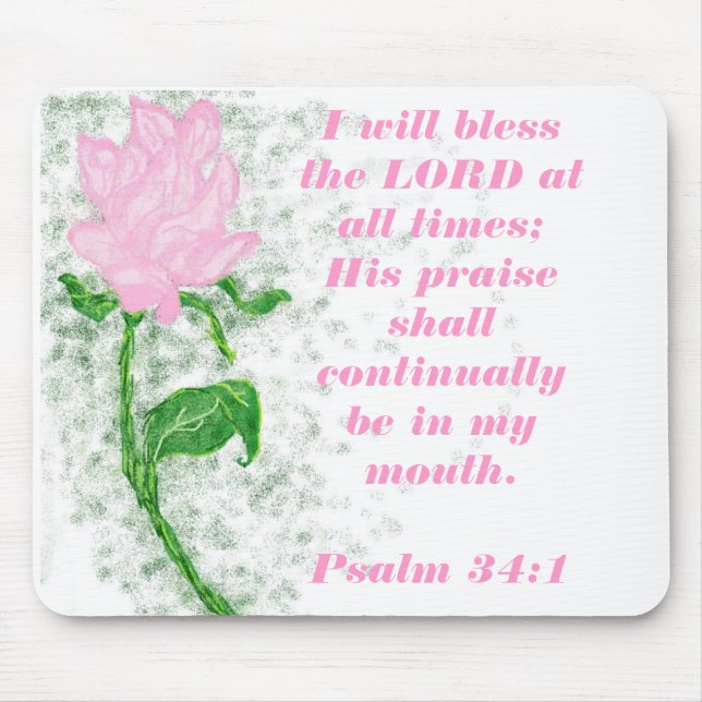 Bless the LORD Mouse Mat (Front)