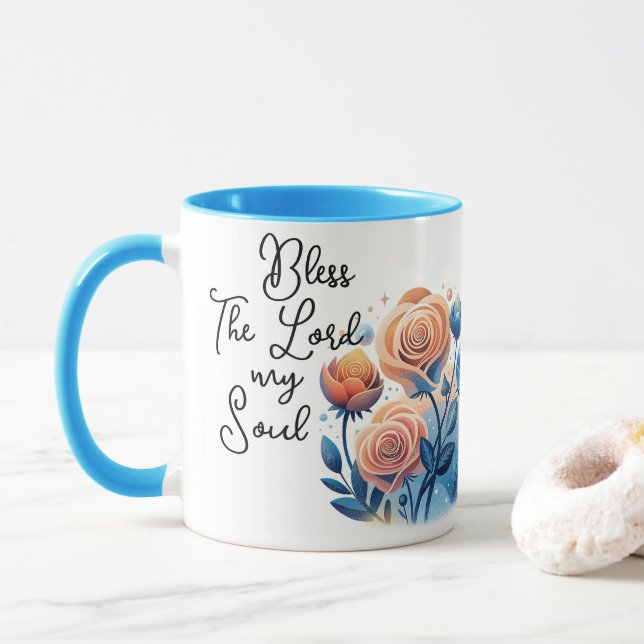 Bless The Lord My Soul Mug (With Donut)