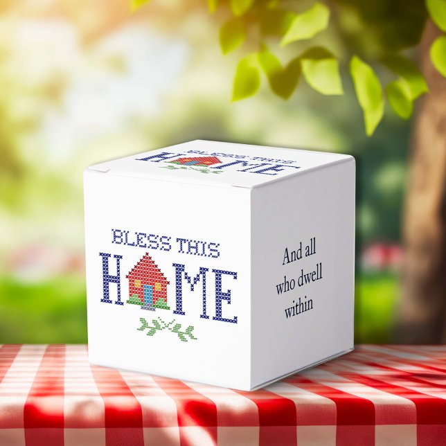 Bless This Home Favour Box (Send your guests home with a little extra love in our "Bless This Home" favor box.)