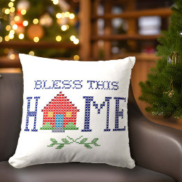 Bless This Home Pillow