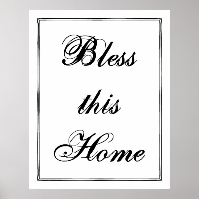 Bless This Home Poster (Front)