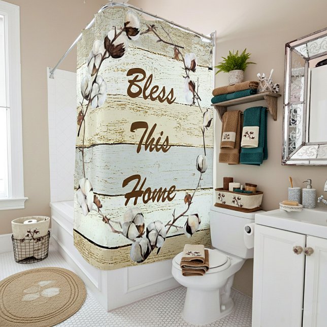 Bless this home shower curtain (Creator Uploaded)