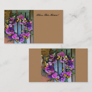 BLESS THIS HOUSE - FLORIST CARD