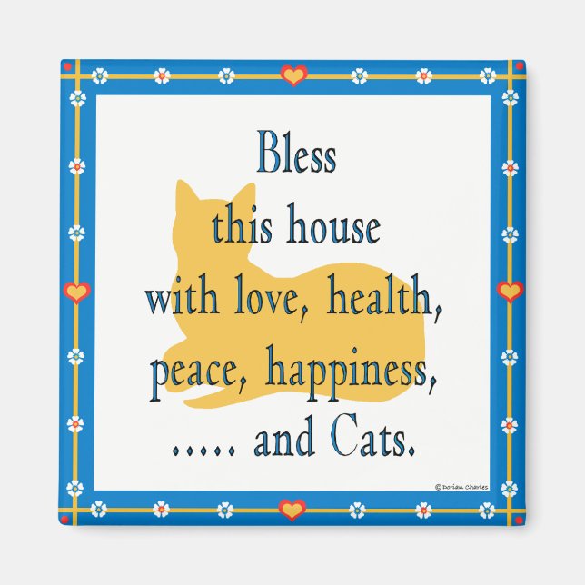 Bless This House Magnet (Front)