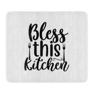 Bless This Kitchen Cutting Board
