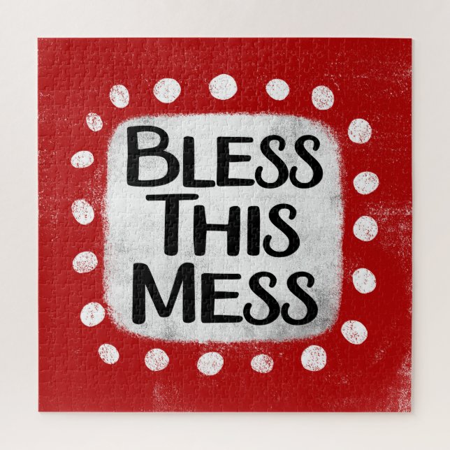 Bless This Mess Jigsaw Puzzle (Vertical)