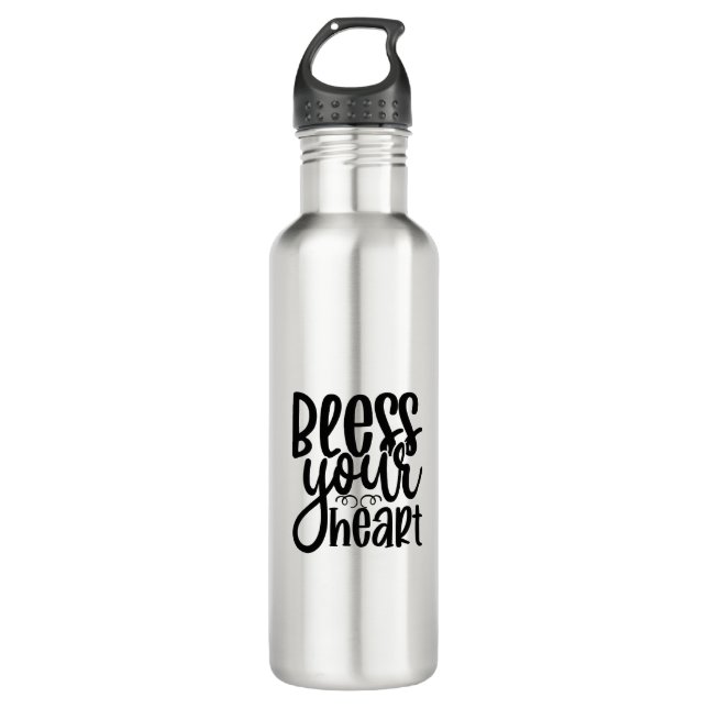 Bless Your Heart  710 Ml Water Bottle (Front)