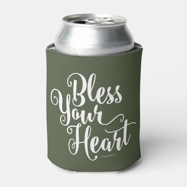 Bless Your Heart Can Cooler (Can Front)