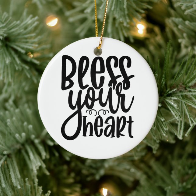 Bless Your Heart  Ceramic Tree Decoration (Tree)