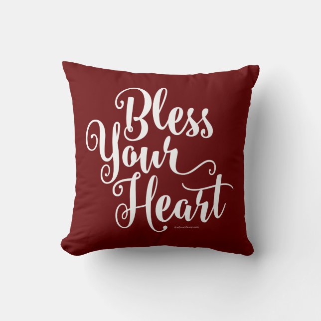 Bless Your Heart Cushion (Front)