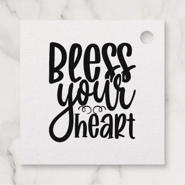 Bless Your Heart  Favour Tags (Back)