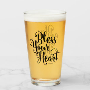 Bless Your Heart Glass