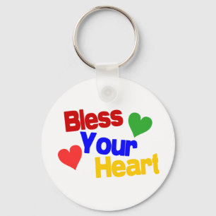 Bless Your Heart Key Ring