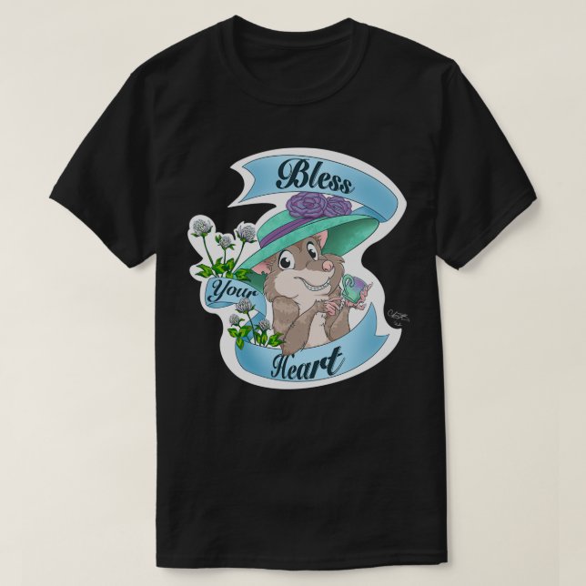 Bless your heart mouse T-Shirt (Design Front)