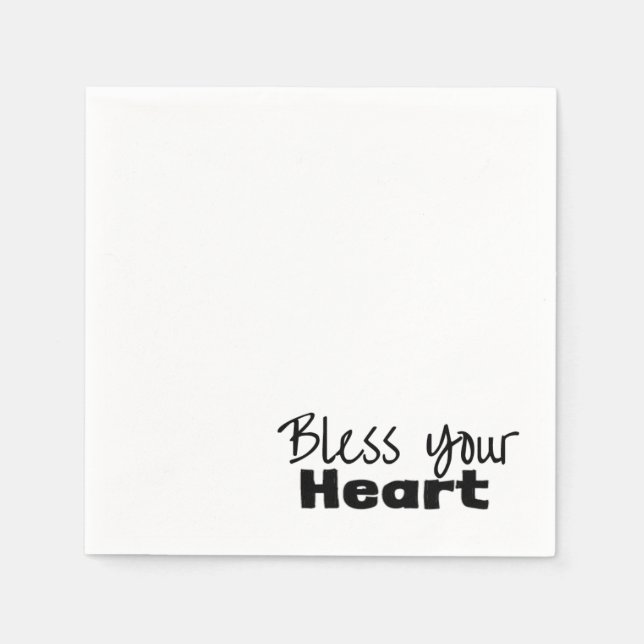 Bless your Heart  Napkin (Front)