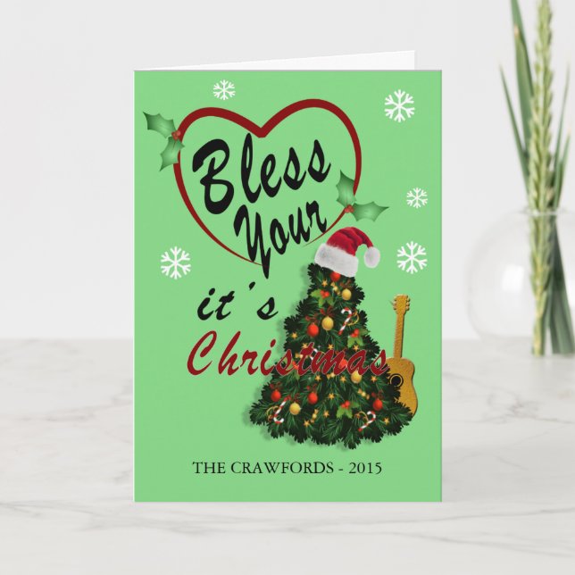 Bless Your Heart Nashville Greeting Card (Front)
