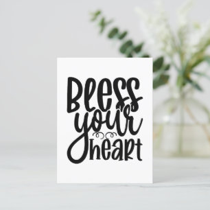 Bless Your Heart  Postcard