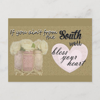 Bless Your Heart Postcard