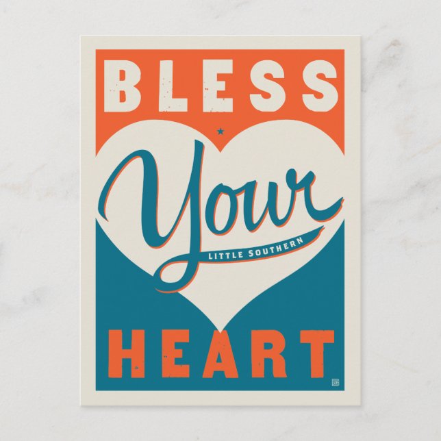 Bless Your Heart Postcard (Front)