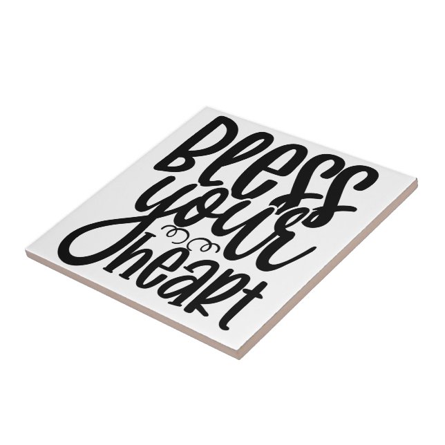 Bless Your Heart  Tile (Side)