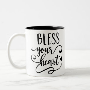 Bless Your Heart Two-Tone Coffee Mug
