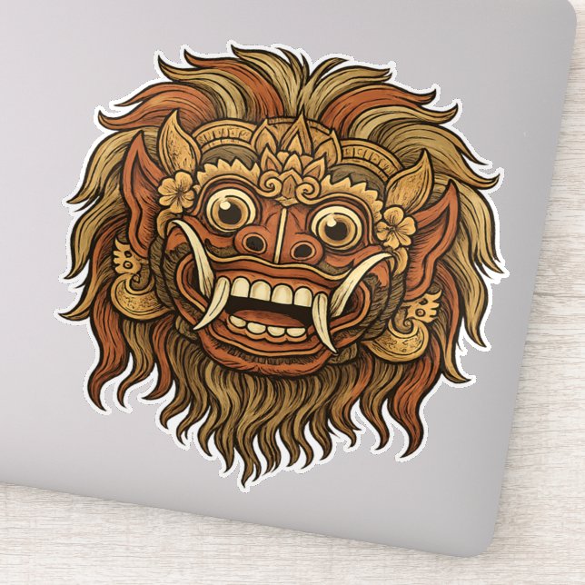 Bless Your Space Barong Sticker - Balinese  (Detail)
