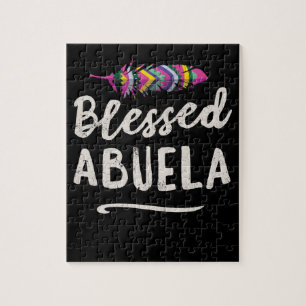 Blessed Abuela Puerto Rico Grandma Mothers Day Jigsaw Puzzle