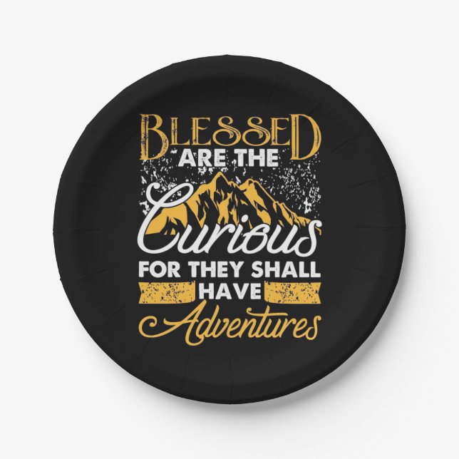 Blessed Adventure Paper Plate (Front)