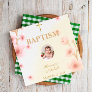 "Blessed and Baptised: A Day to Remember" Napkin
