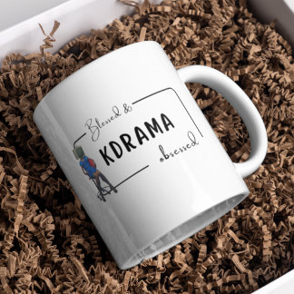 Blessed and kdrama obsessed kdrama lover coffee mug