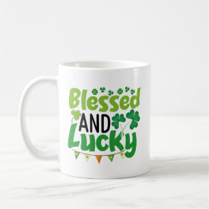 Blessed And Lucky St. Patrick’s Day Design-61103 Coffee Mug