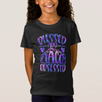 Blessed and Taco Obsessed Girly Bold Iridescent