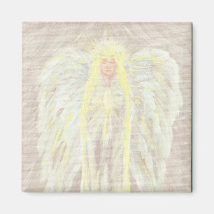 Blessed Angel of Golden Light Magnet